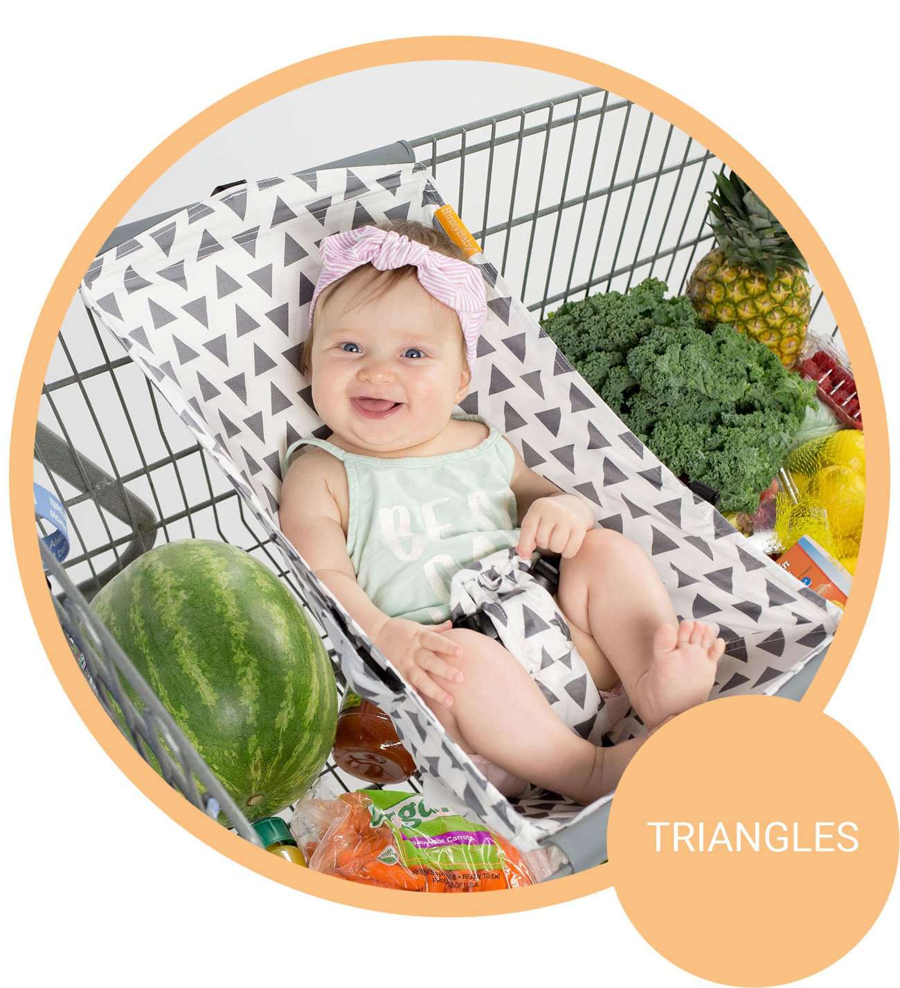Baby Shopping Cart Hammock | Triangles - Get it from Bo