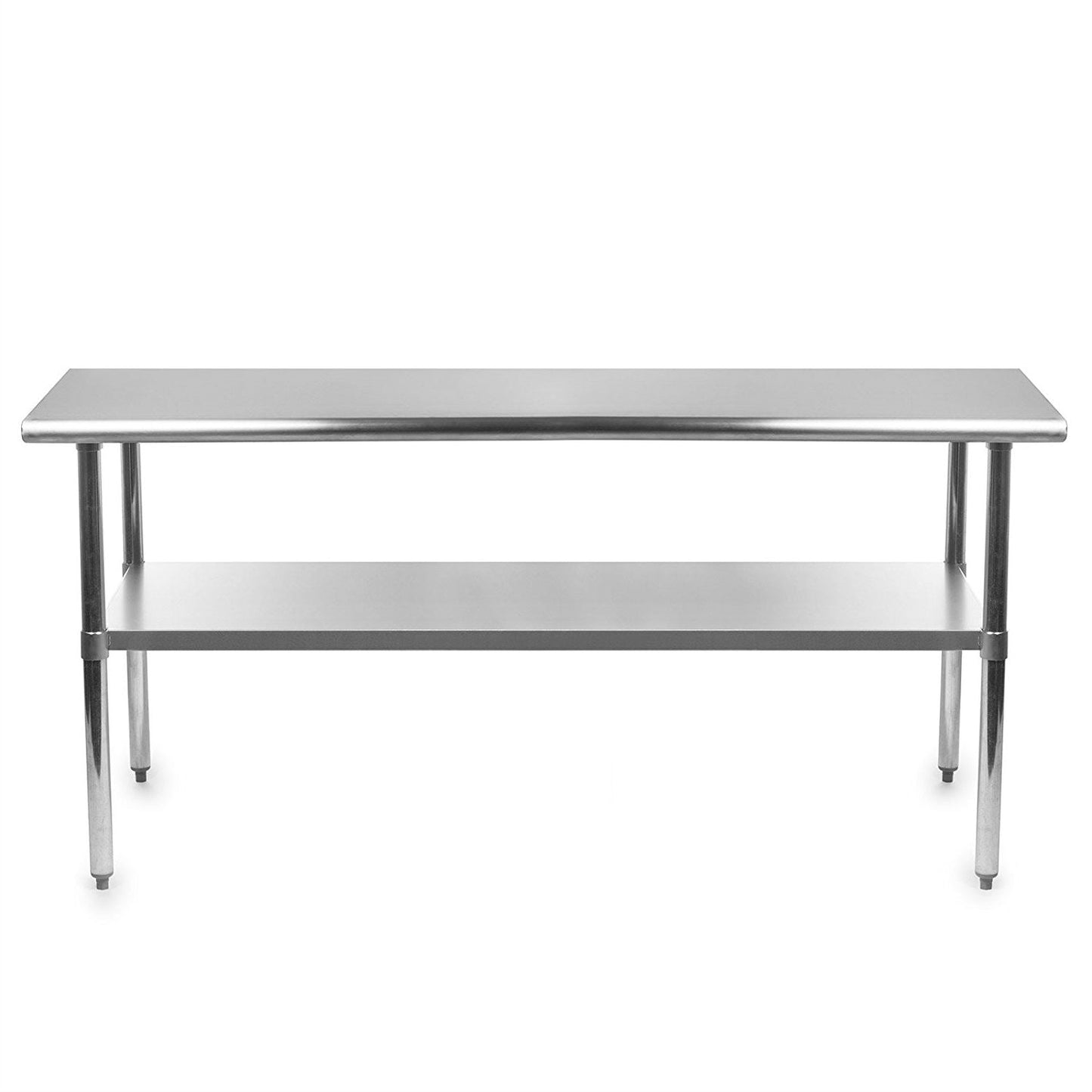 Heavy Duty 72 x 24 inch Stainless Steel Kitchen Restaurant Prep Work Table FastFurnishings