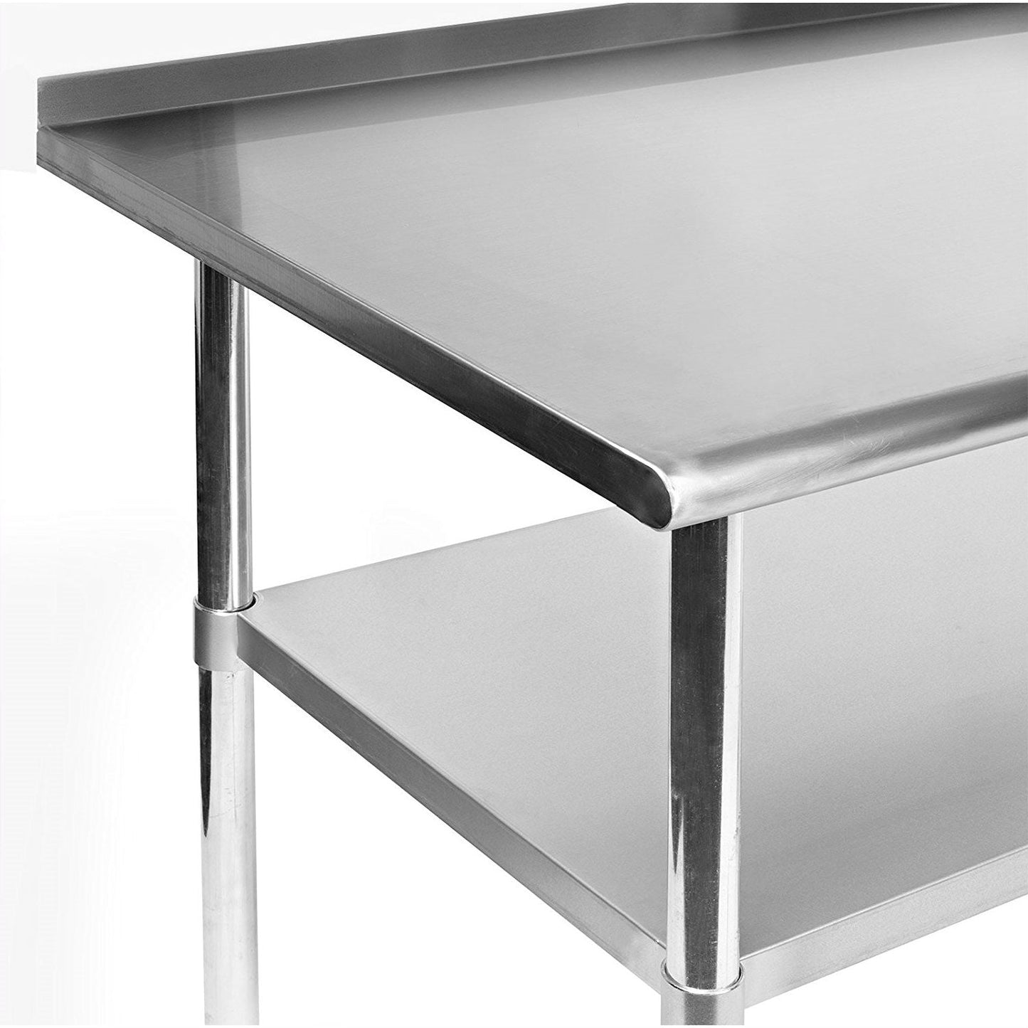 Heavy Duty 72 x 24 inch Stainless Steel Kitchen Restaurant Prep Work Table FastFurnishings