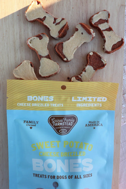 Cheese Drizzled Sweet Potato Bones Gaines Family Farmstead