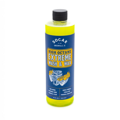 High Octane Extreme Ceramic Wash & Wax – Super Hydrophobic Car Soap for Shine & Protection Socar Chemical