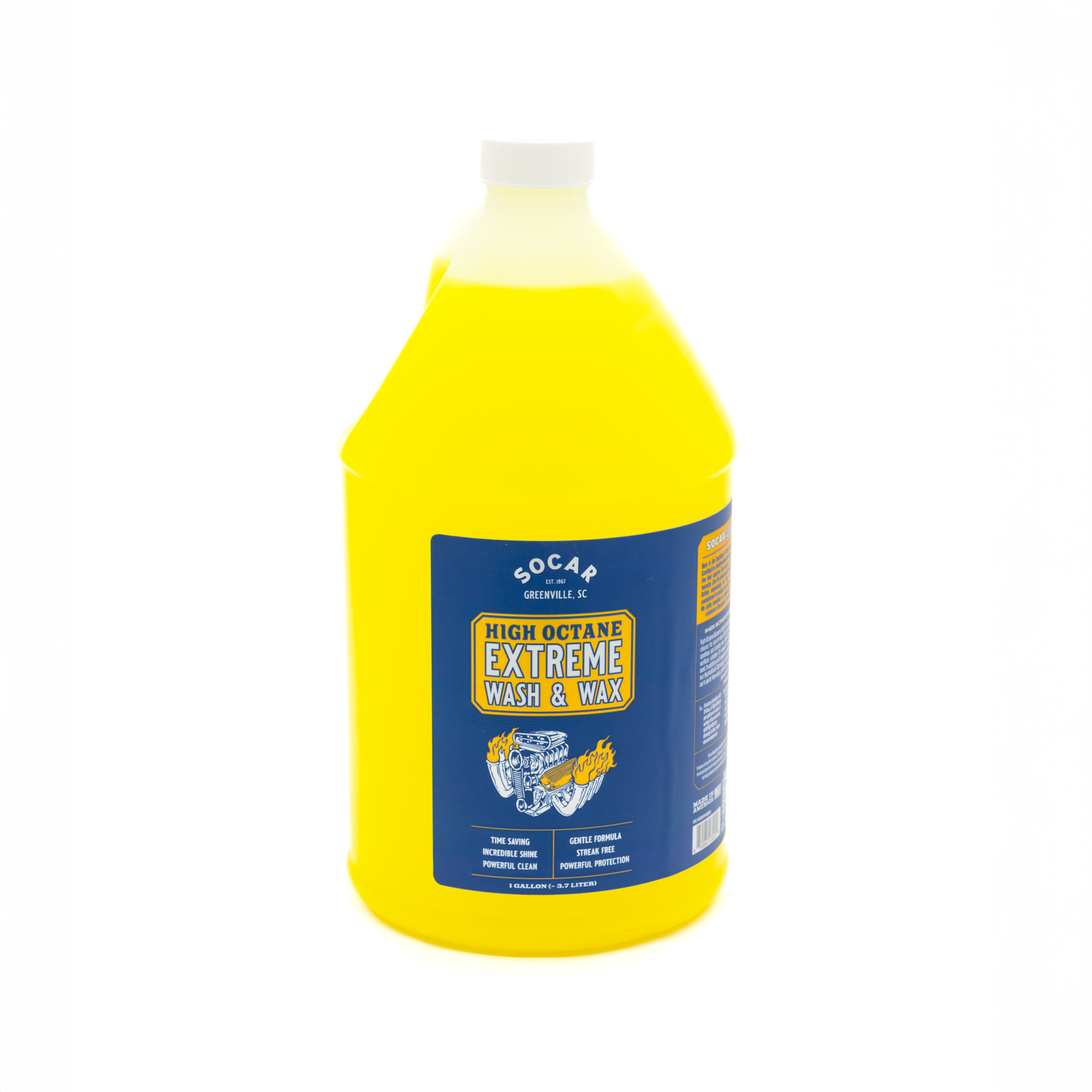 High Octane Extreme Ceramic Wash & Wax – Super Hydrophobic Car Soap for Shine & Protection Socar Chemical