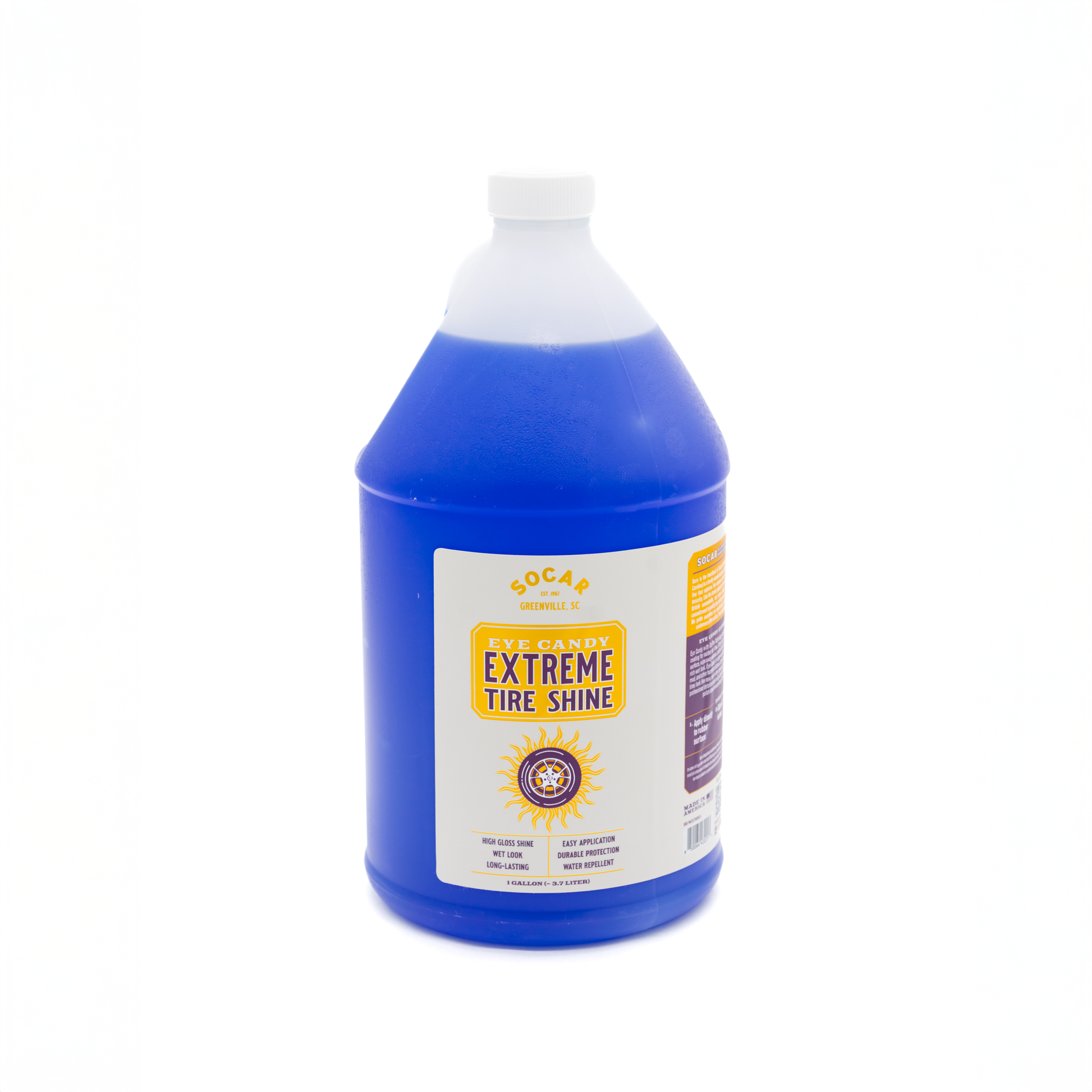 Eye Candy Extreme Tire Shine - High Gloss, Solvent, Wet Look Tire Shine Socar Chemical