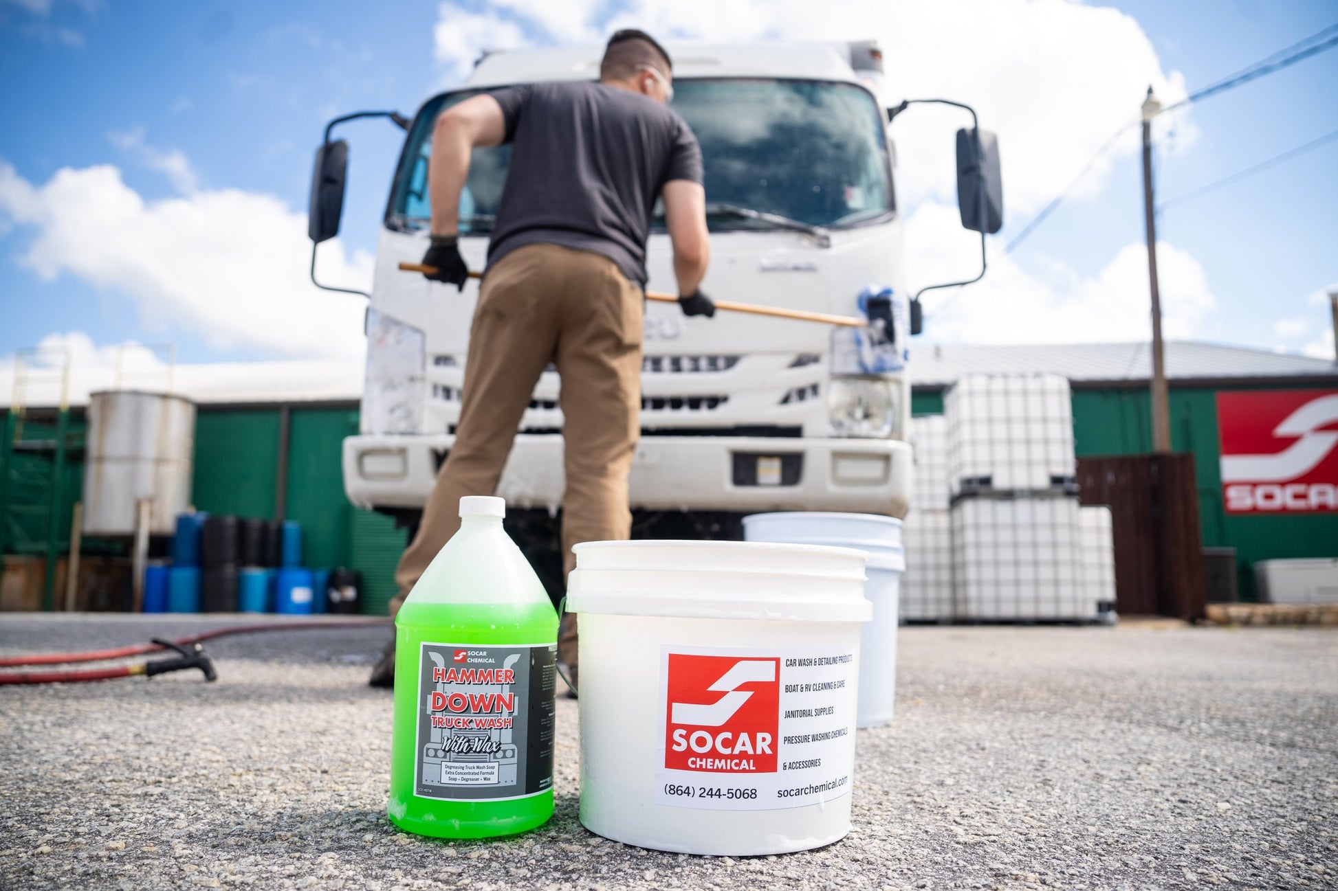 Hammer Down Heavy Duty Truck Wash Soap with Wax Socar Chemical