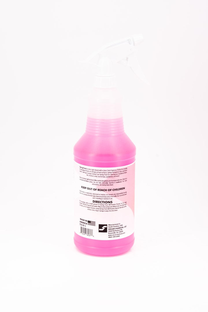 Spring Fresh - Zero Residue Interior Surface Cleaner Socar Chemical