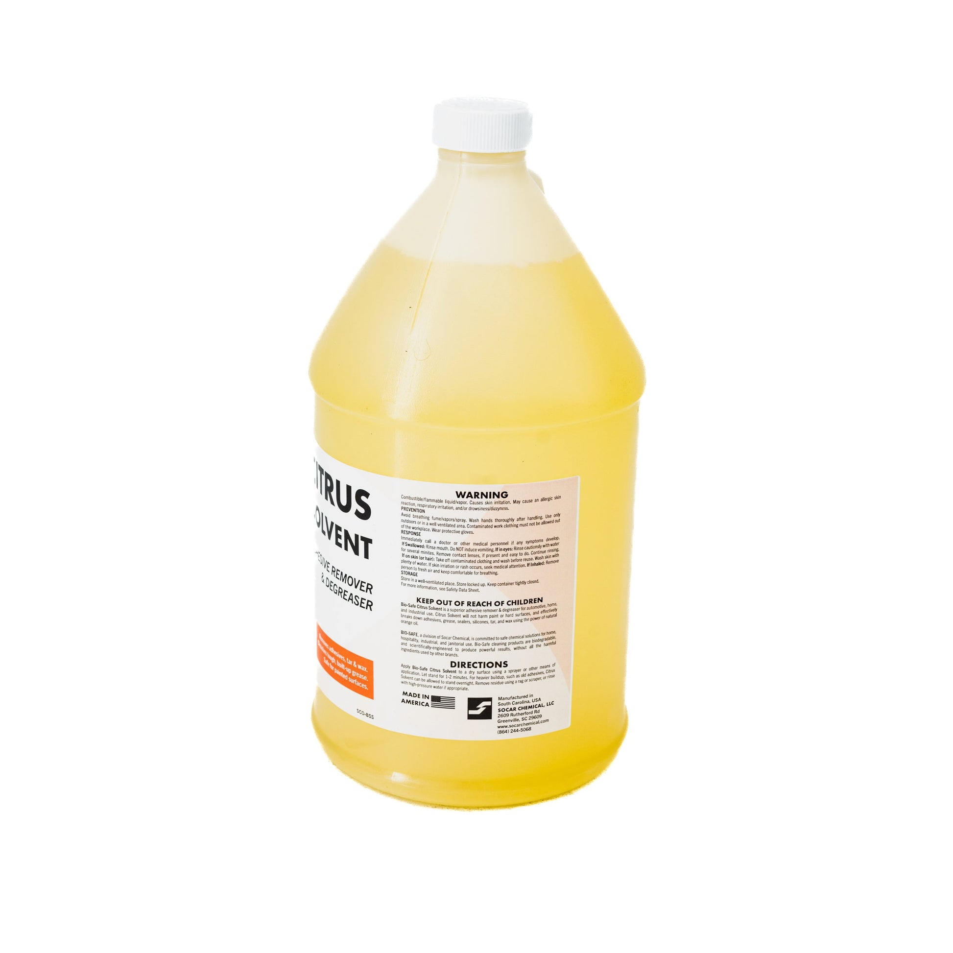 Bio-Safe Citrus Solvent Industrial Grade Adhesive Remover Socar Chemical