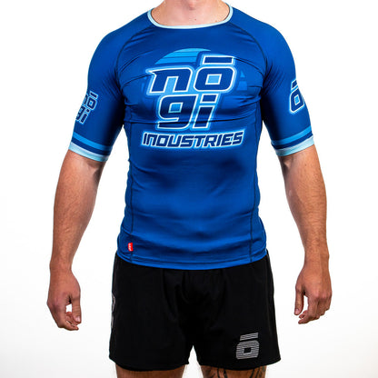'7Four Short Sleeve Rank Rash Guard Blue - Get it from Bo