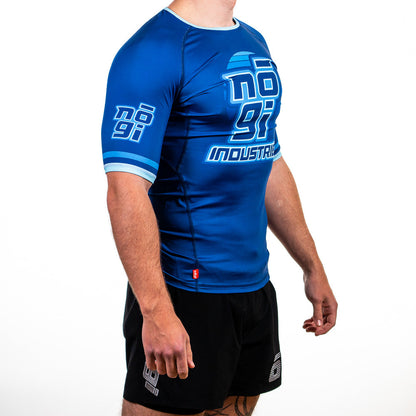'7Four Short Sleeve Rank Rash Guard Blue - Get it from Bo