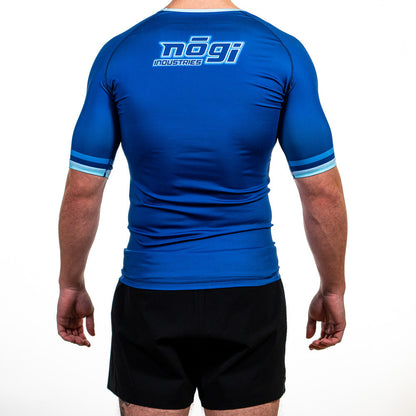 '7Four Short Sleeve Rank Rash Guard Blue - Get it from Bo