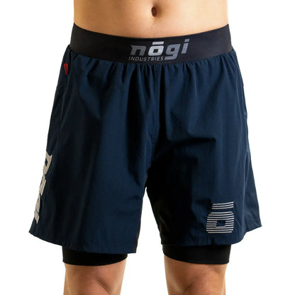 Ghost 7" Inseam Premium Lined Grappling Shorts - Neptune Blue - Get it from Bo