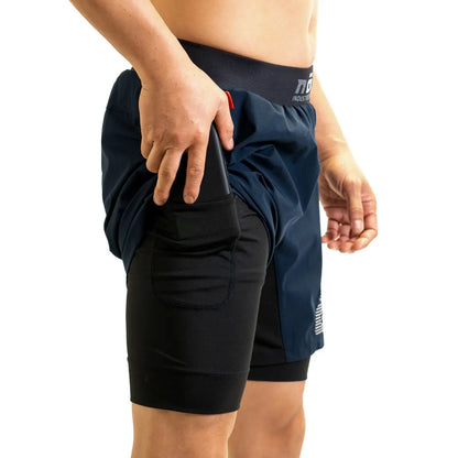 Ghost 7" Inseam Premium Lined Grappling Shorts - Neptune Blue - Get it from Bo