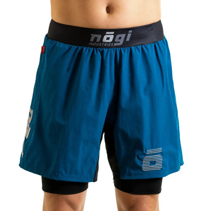 Ghost 7" Inseam Premium Lined Grappling Shorts - Ultramarine Blue - Get it from Bo
