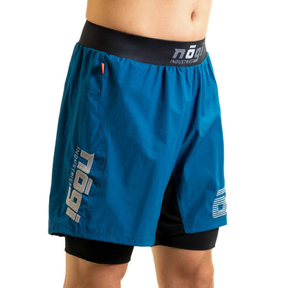 Ghost 7" Inseam Premium Lined Grappling Shorts - Ultramarine Blue - Get it from Bo