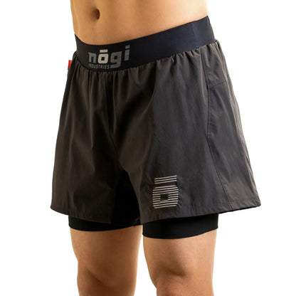 Ghost 5" Inseam Premium Lined Grappling Shorts - New Jersey Gray - Get it from Bo