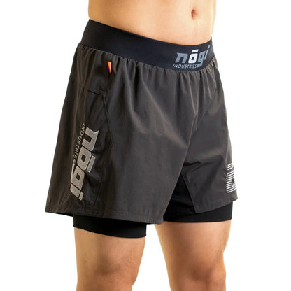 Ghost 5" Inseam Premium Lined Grappling Shorts - New Jersey Gray - Get it from Bo