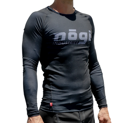 Core Long Sleeve Rash Guard - BLACK NoGi Industries