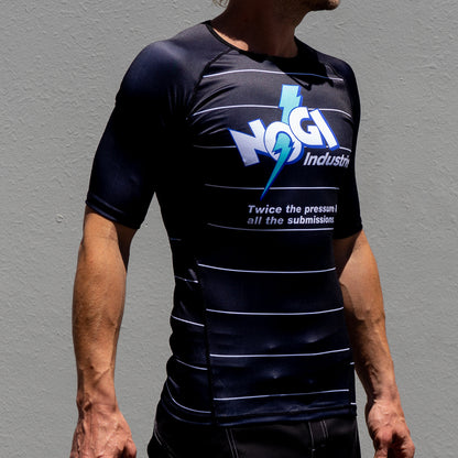 Energy Rash Guard by Nogi Industries Short Sleeve - BLACK - Get it from Bo