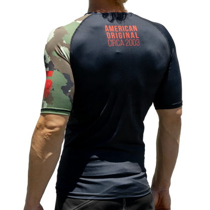 Dutch Camo Short Sleeve Rash Guard - Get it from Bo