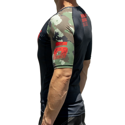 Dutch Camo Short Sleeve Rash Guard - Get it from Bo