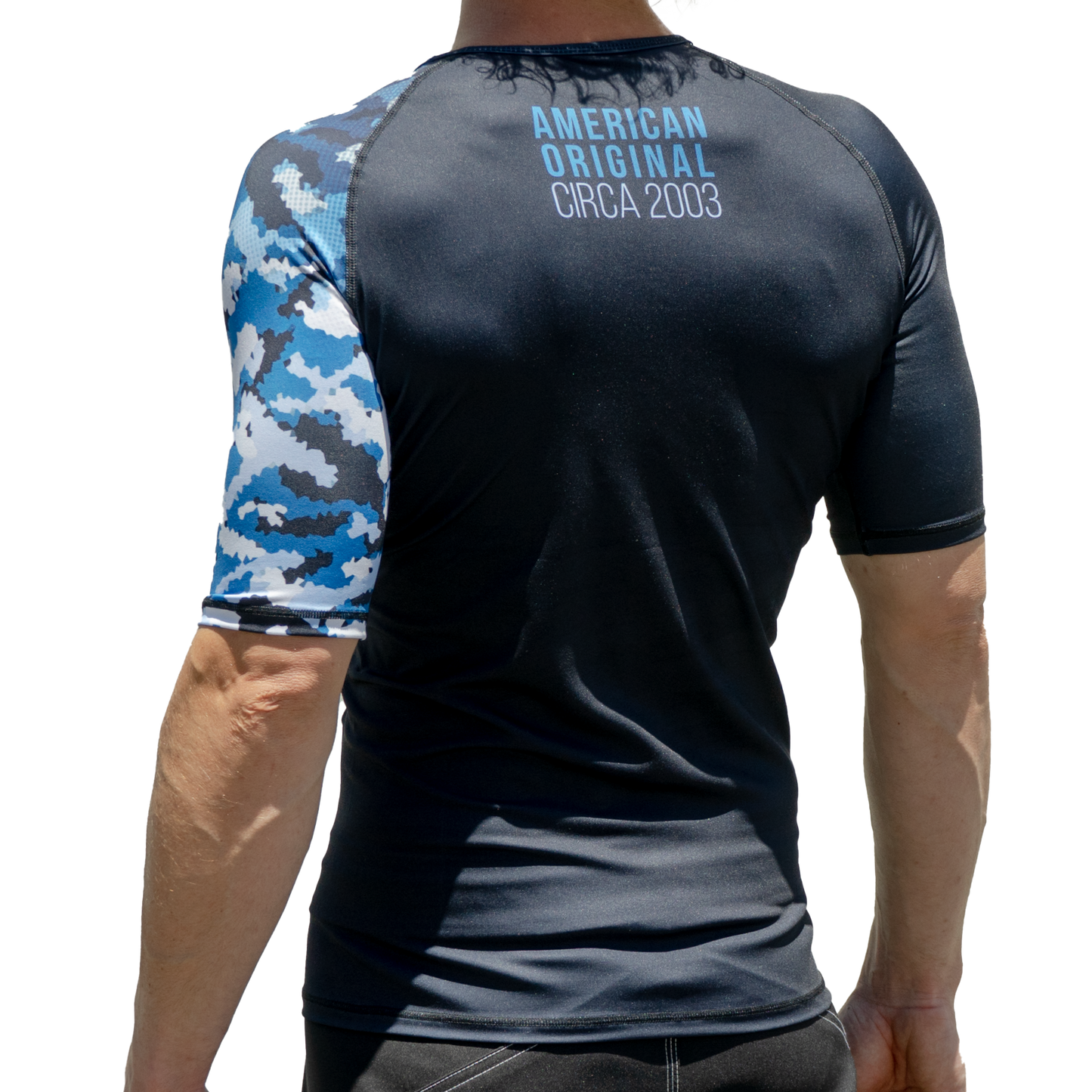Resistance Camo Short Sleeve Rash Guard - Get it from Bo
