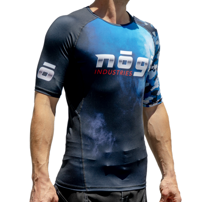 Resistance Camo Short Sleeve Rash Guard - Get it from Bo