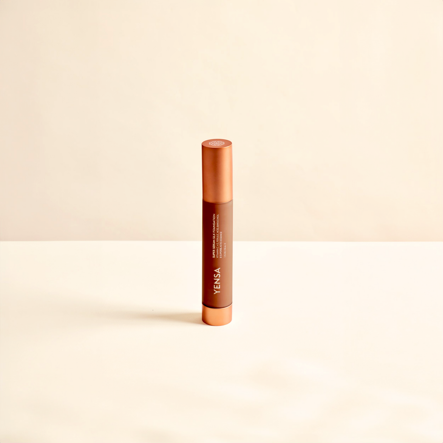 Super Serum Silk Natural Glow Hydrating Peptide Foundation for Radiant Skin YENSA