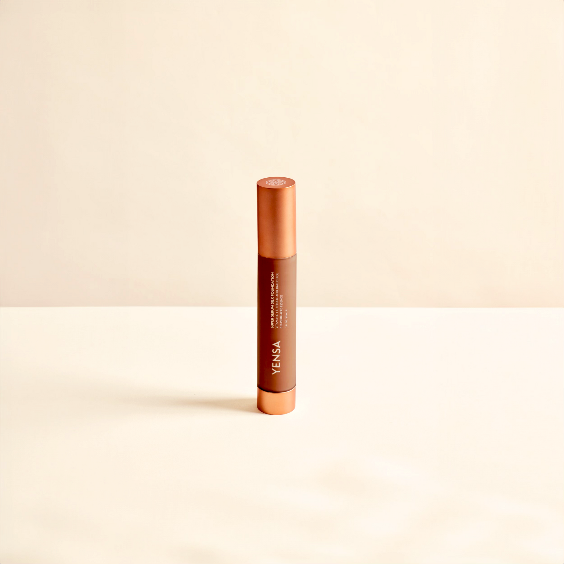 Super Serum Silk Natural Glow Hydrating Peptide Foundation for Radiant Skin YENSA