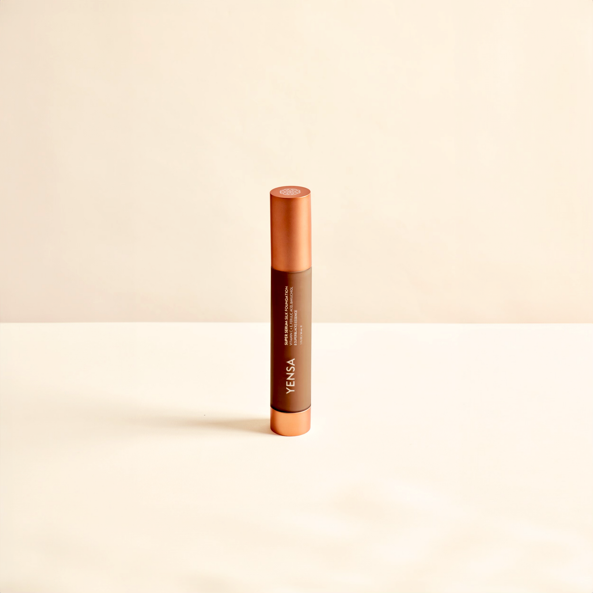 Super Serum Silk Natural Glow Hydrating Peptide Foundation for Radiant Skin YENSA