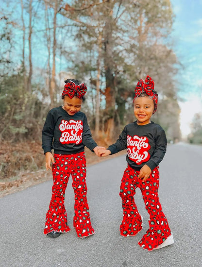 Red and green leopard bell jeans - Get it from Bo