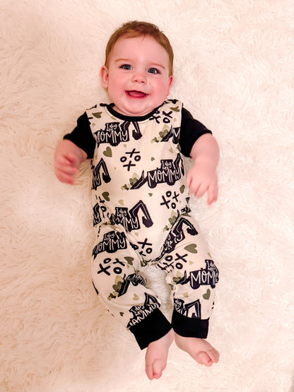 I dig my mommy boy romper - Get it from Bo