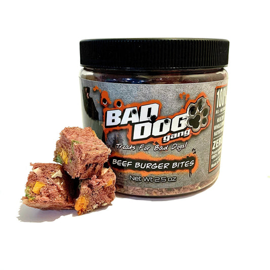 Beef Burger Bites Bad Dog Gang