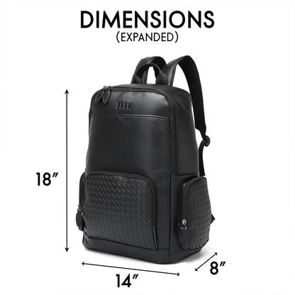Leisure Luxe 27L Vegan Leather Backpack