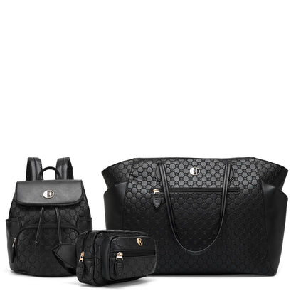 Compass 3 Piece Weekender, Backpack & Crossbody Set