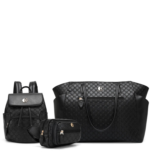 Compass 3 Piece Weekender, Backpack & Crossbody Set