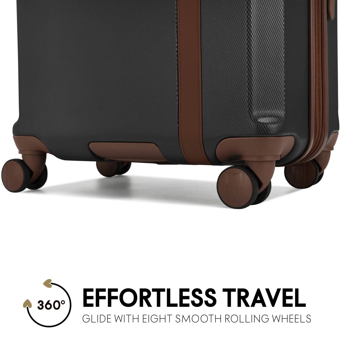 Luxe Journey Expandable 5 Piece Retro Luggage Set Travellty