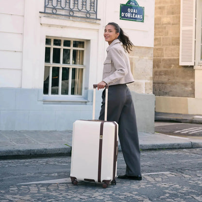 Luxe Journey 3 Piece Expandable Retro Luggage Set Travellty