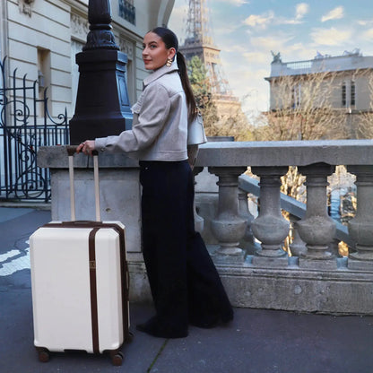 Luxe Journey 3 Piece Expandable Retro Luggage Set Travellty