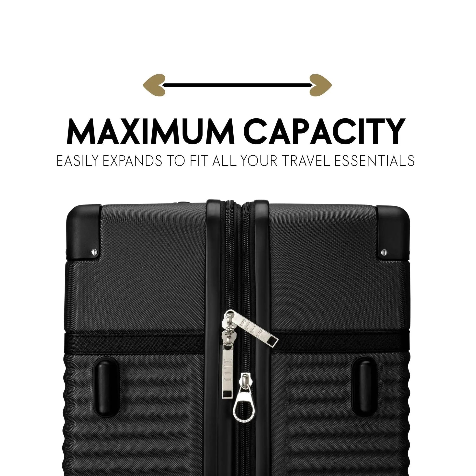 Belleville 3 Piece Expandable Retro Luggage Set Travellty