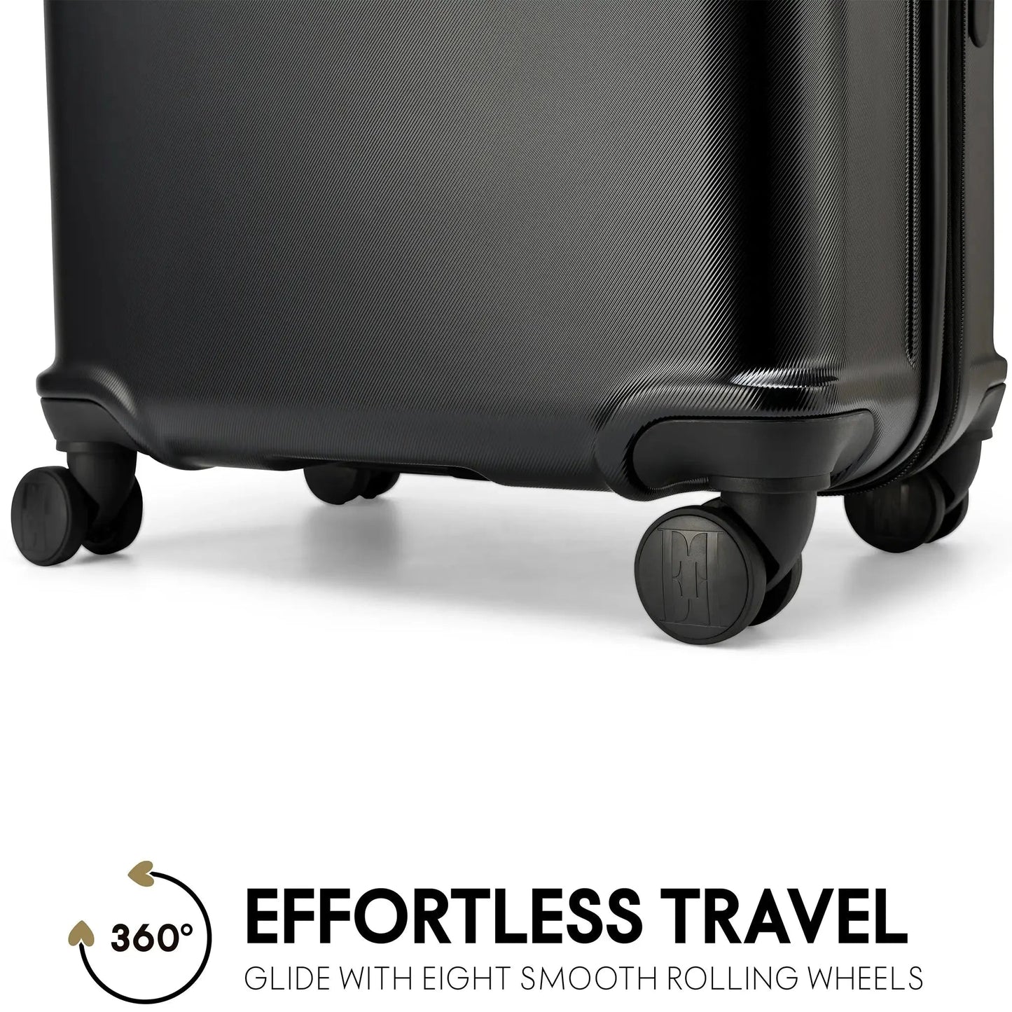 Expedition 3 Piece Expandable Polycarbonate Luggage Set Travellty