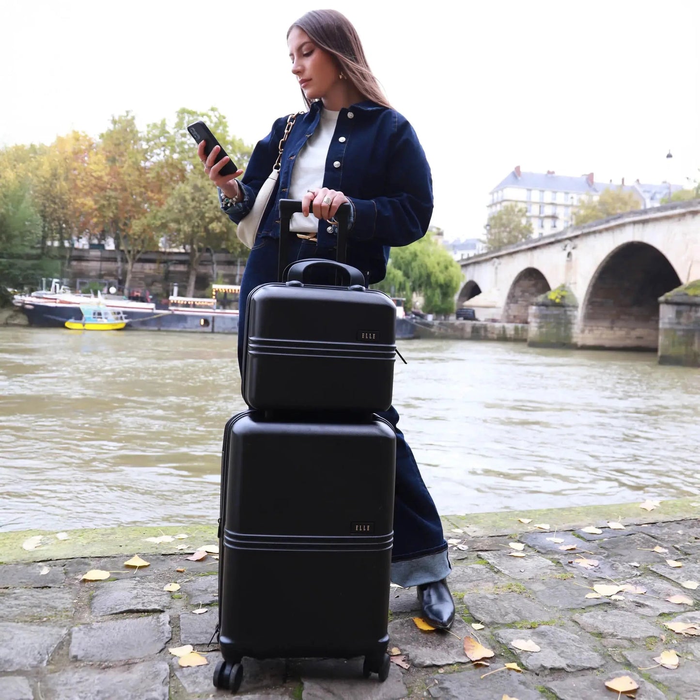 Expedition 3 Piece Expandable Polycarbonate Luggage Set Travellty