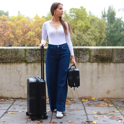 Expedition 3 Piece Expandable Polycarbonate Luggage Set Travellty