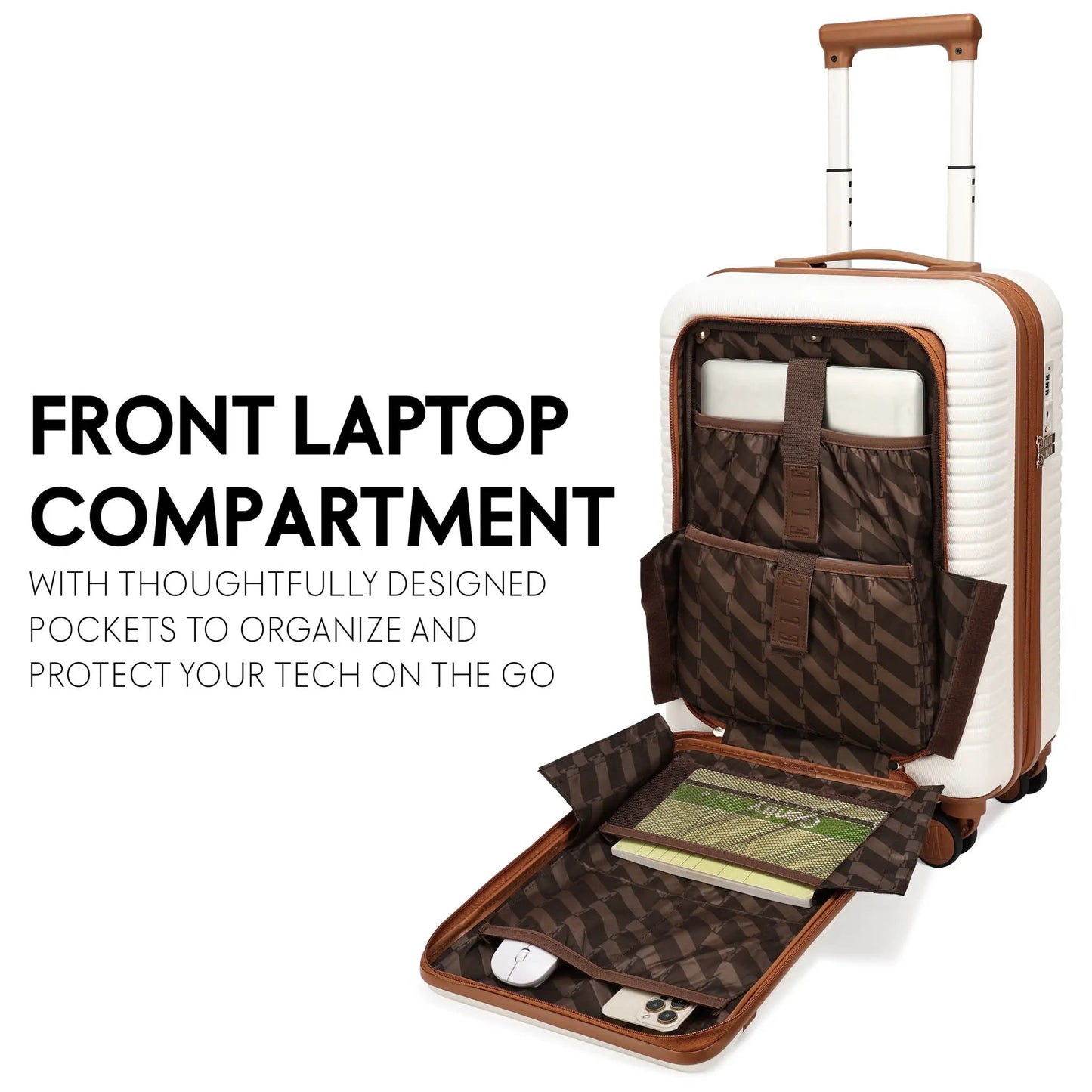 Escape Expandable Laptop Carry-on Suitcase Travellty
