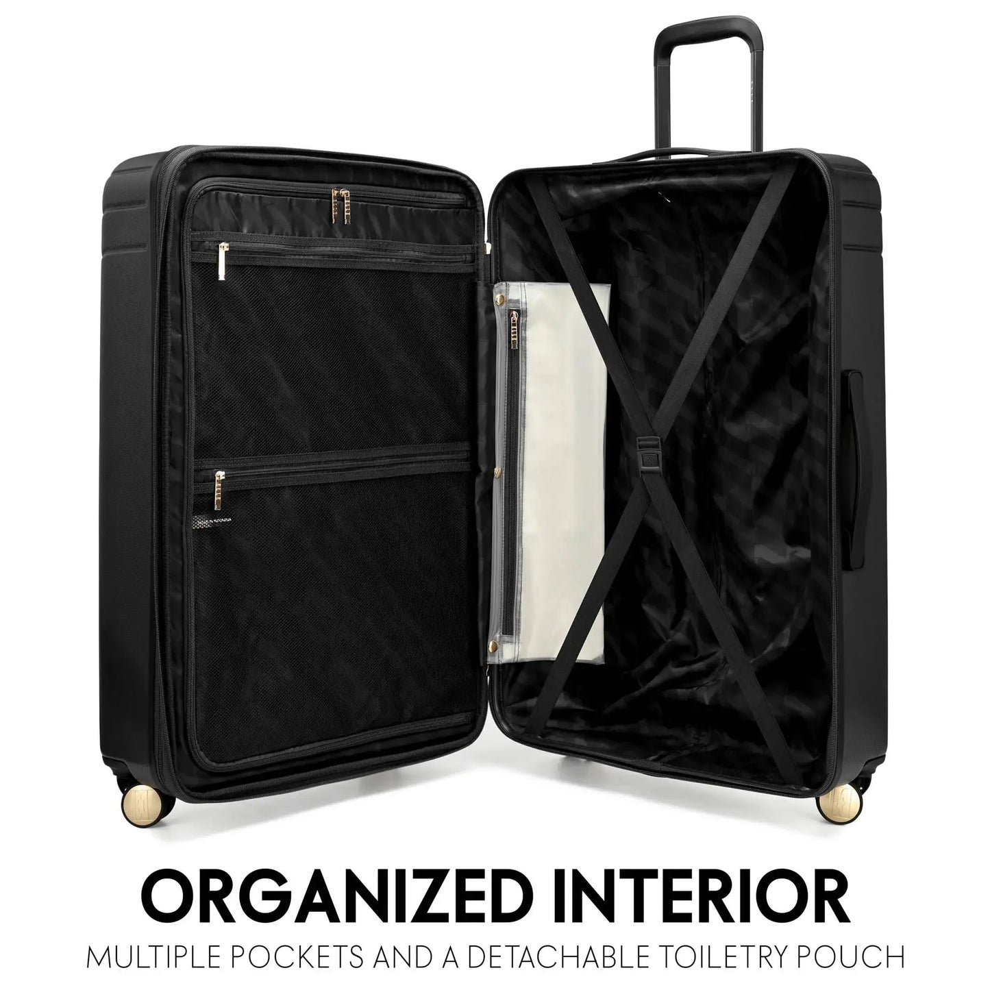 Louvre 2 Piece Expandable Polycarbonate Luggage Set Travellty