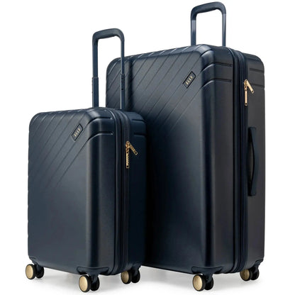 Louvre 2 Piece Expandable Polycarbonate Luggage Set Travellty