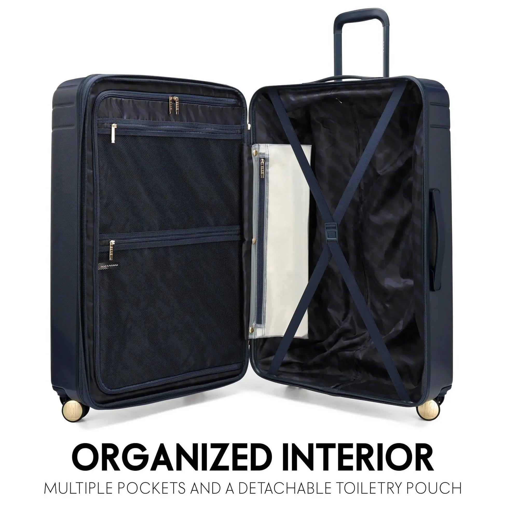 Louvre 2 Piece Expandable Polycarbonate Luggage Set Travellty