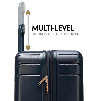 Louvre 2 Piece Expandable Polycarbonate Luggage Set Travellty