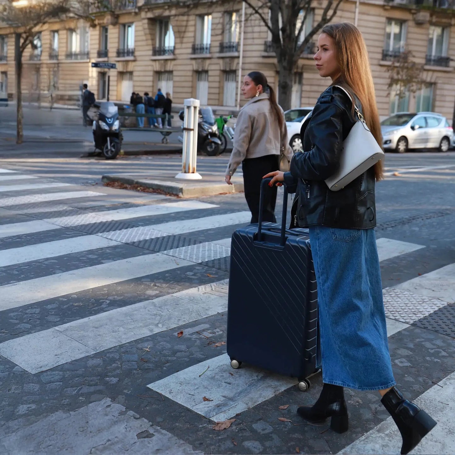 Louvre 2 Piece Expandable Polycarbonate Luggage Set Travellty