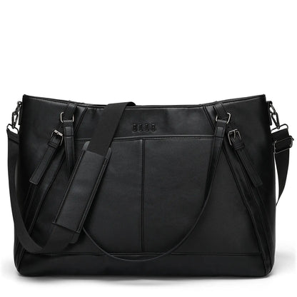 Leisure Luxe 33L Vegan Leather Weekender Tote Bag