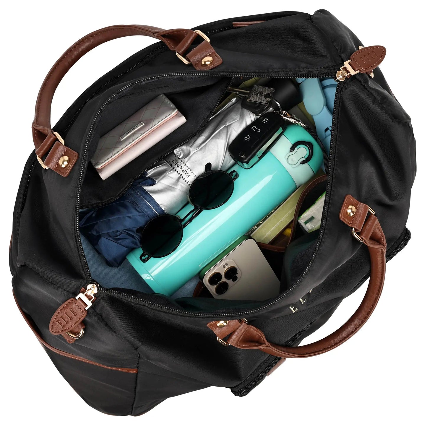 Luxe Journey Expandable 5 Piece Retro Luggage Set Travellty