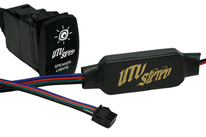 6.5" RGB LED Speaker Rings (Pair) | UTVS-65LSR Dunes 2 Dezert SXS